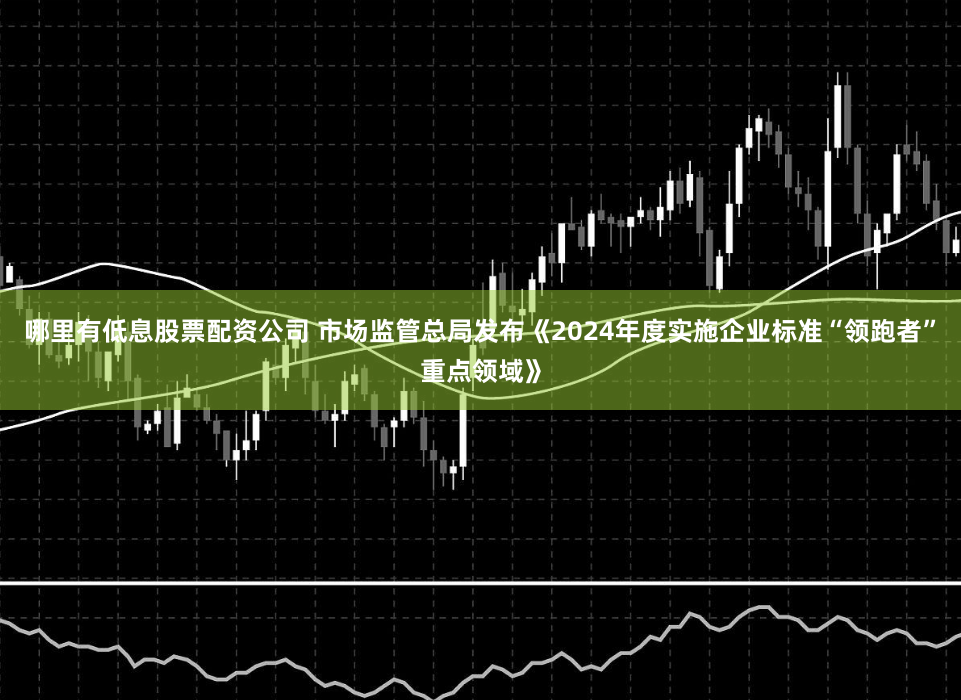 哪里有低息股票配资公司 市场监管总局发布《2024年度实施企业标准“领跑者”重点领域》